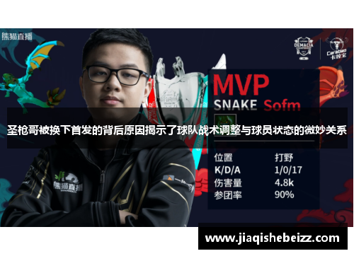 圣枪哥被换下首发的背后原因揭示了球队战术调整与球员状态的微妙关系 圣枪哥被换下首发的背后原因揭示了球队战术调整与球员状态的微妙关系